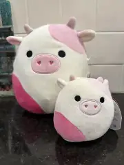 BNWT Caedyn the Cow (Valentines Day) Squishmallows Set - 8” & 4.5”