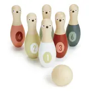 Tender Leaf Toys Birdie Skittles Bowling Set Kids/Child 5x15cm Wooden Toy 3+