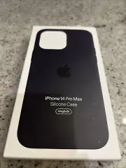 New Nib Apple Phone Case For iPhone 14 Pro Max Midnight Silicone