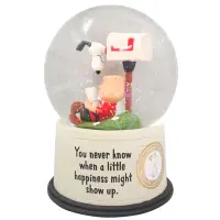在飛比找蝦皮購物優惠-日本 SNOOPY 史努比 查理布朗 水晶球 擺飾