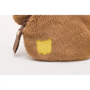 San-X 拉拉熊 懶懶熊 絨毛大臉造型收納包 零錢包 軟綿綿