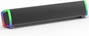 JSEIAJB RGB Computer Speaker Full-Rang Speakers TF Card AUX Input for PC Laptop Phone