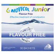 Movicol Junior Flavour Free 30 Sachets