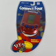 Connect Four Electronic Hand-Held Classic Four-In-A-Row Game by Milton Bradley