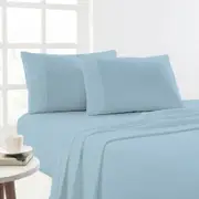Park Avenue 175 GSM Egyptian Cotton Flannelette Sheet Sets Sky