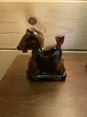 New Vintage Imperial Glass Sparky Paperweight Chocolate/caramel Slag