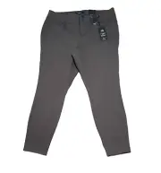 Torrid Woman's Olive All Nighter Ponte Skinny Leg Pants Size 18 NWT