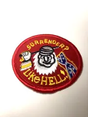 SURRENDER ? LIKE HELL ! PATCH NEW OLD STOCK