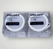 2 Pack IKEA OMLOPP LED Spotlight, White 902.883.42 ~ Design Mikael Warnhammer
