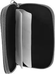 DOITOOL Memory Card Carrying Case Cards Storage Case USB Cord Storage Cord Travel Cable Organizer Holder Electronic USB Organizer Charger Wallet Micro Holder ‎Card Grey Eva