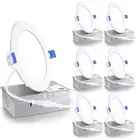 Ensenior 6 Pack 4 Inch LED Recessed Light, Dimmable, 5000K Daylight, 750LM Hi...