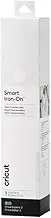 Cricut Smart Iron On Glitter - 13in x 9ft - Heat Transfer Vinyl for HTV Projects - Matless Cutting with Cricut Explore 3/Maker 3 - White