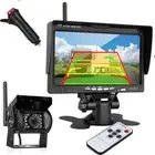 7" Wireless Rear View Monitor WIFI Reverse Camera Kit Caravan Bus Truck 12V-24V