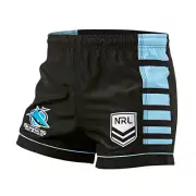 NRL Cronulla Sharks Men's Football Footy Shorts - Sizes S - 5XL
