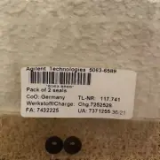 Original Agilent Seals, P/N: 5063-6589