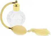 FOYTOKI Vintage Perfume Bottle Retro Spray Atomizer Glass Refillable Bottle for Fragrance Essential Oils and Decorative Use Premium Design with Unique Carved