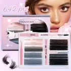 1 Set Natural Lashes Wispy Lash Extension Clusters DIY Eyelash Extensions Kit