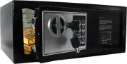 Electronic Keypad Key Security Safe Lock Box Digital Deposit Home Office BLACK
