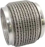Aeroflow 4" I.D Exhaust Mesh Flex Pipe Joint 4" Long 304 S/Steel - AF9512-4000