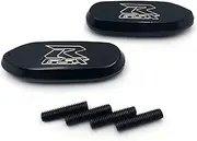 HTTMT MT222-010- Mirror Block Off Base Plates Compatible with Gsxr 600 750 1000 Gsx-R 2006-2008 Black