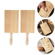 2 Pcs Baking Rolling Pin Dispenser Noodle Rubbing Board Shaanxi Pasta