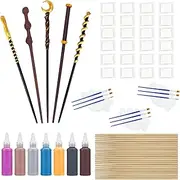 Magic Wizard Wand Making Kit DIY Craft Set for Kids Adult Birthday Party Gift Make Your Own Wands 67-Piece