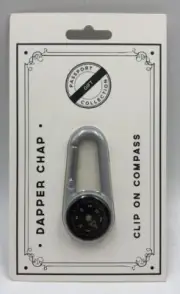 Dapper Chap ~ Clip On Compass