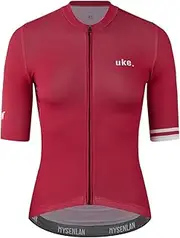[UKE] Women's Cycling Jersey Spring Summer Road Cycling Short Sleevee Cycling Top High Elasticity Breathability Comfort