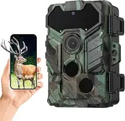 Hunting & Trail Camera 32MP High Clear Infrared IP66 WiFi APP Enab PIR Motion Activated Wildlife Camera Motion Activated Camouflage