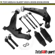 10x Control Arm Ball Joint Sway Bar Tie Rod End for Nissan Quest 2004-2009 Front (for: Nissan)