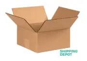100 Pack Cardboard Mailer Packing Boxes 9x9x4 Corrugated Mailer Shipping Boxes