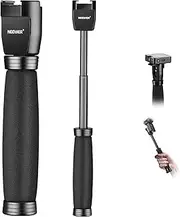 NEEWER 8.7"/22cm Telescoping Interview Mic Handle for Wireless Go, Lavalier Video Microphone Handheld Adapter with Cold Shoes Compatible with RODE Wireless Go II DJI Mic NEEWER CM22, MS003