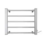 Heated Towel Rack Electric Bathroom Towel Rails Silver