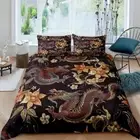 Chinese Dragon Duvet Cover Doona Cover Double Queen Bedding Set Quilt Cover