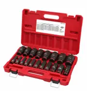 Milwaukee 49667012 - Impact Socket Set 1/2" Drive 19 Piece SAE