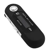 USB MP3 Player Portable Music Player Digital LCD Screen 8G Storage FM Radio Multifunction MP3 Music Player USB Stick Black