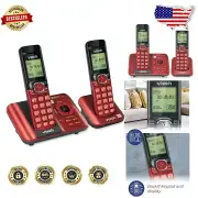 Digital Answering System with 2 Red Handsets & Illuminated Keypad - DECT 6.0