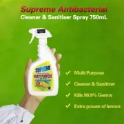 750mL Spray Cleaner Supreme Multi Purpose Antibacterial Sanitizing AU