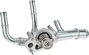 Engine Coolant Thermostat Housing 12651113 Compatible For BUICK LaCrosse/CADILLAC SRX/CHEVROLET Malibu,Equinox/GMC Terrain/PONTIAC/SATURN