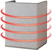 Panel Heater - Includes Timer Auto Shut Of, Under Desk Electric Panel Heater | Quiet Floor Foot Heater For Office, Home, Folding Design Easy Storage, Cold Weather Comfort Accessories