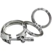 Aeroflow 4.5" V Band Clamp Kit 2 X Weldrings & 1 X Stainless Clamp - AF92-4500