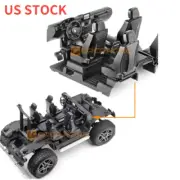 Interior Body Shell Cab Seat Kit for 1/10 RC Crawler Traxxas TRX4 G500 TRX6 G6