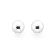 Silver 5mm Ball Studs