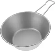 PENIKOKO Camping Tableware Portable Bowl Outdoor Bowl Microwave Safe Stainless Steel Easy to Clean Multifunctional Unique Look