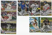 2017 Topps Gold lot of 8, Betts, Goldschmidt, Correa, etc., see photo.