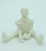 Articulated BASKETBALL PLAYER ZOMBIE 3D Printed Figure Glow in Dark 7"