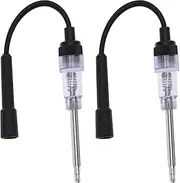 Car Inline Spark Plug Tester, Plug Engine Ignition Tester, Auto Motorcycle Lawn Mower Internal/External Engine Armature Diagnostic Detector Tool, Universal Car Exterior Accessories (2pcs)