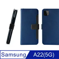 在飛比找PChome24h購物優惠-CASE SHOP Samsung A22(5G) 前插卡側