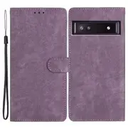For Google Pixel 7a Wallet Phone Case Anti-scratch Pu Leather Cover Skin-touch Stand Cell Phone Shell