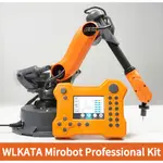 WLKATA MIROBOT 桌上型六軸機械手臂 - 專業版 (機械臂+寫字畫畫套件+氣動套件+藍芽遙控)| 台灣總代理